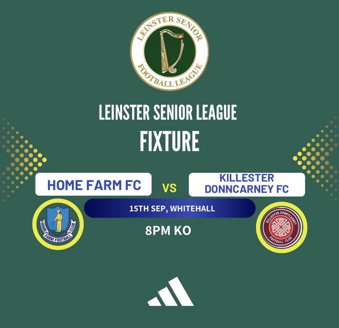 Homefarm_FC's tweet image. Fixture Confirmation ⚽️🔵

2023/2024 LSL Senior: Game 6

📆   15/09 (today)

⚽️   @Homefarm_FC v @KillesterDonny 

📍Whitehall 
⏱ 20.00

All support very welcome tonight in Whitehall for another north Dublin clash 

#HFFC 🔵🔵

 @LSLLeague @Extratime @AlQuinn2015
