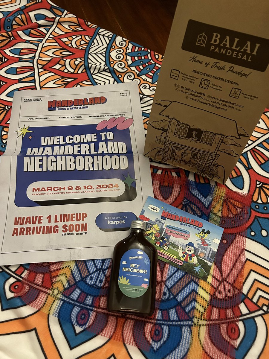 basiconundrum's tweet photo. Thank you @wanderlandfest @karposmm Bringing these goodies to my doorstep means a lot to me! ✨😍🏡 See you soon!!! #WanderlandMusicFest https://t.co/pHJuJBlvyk