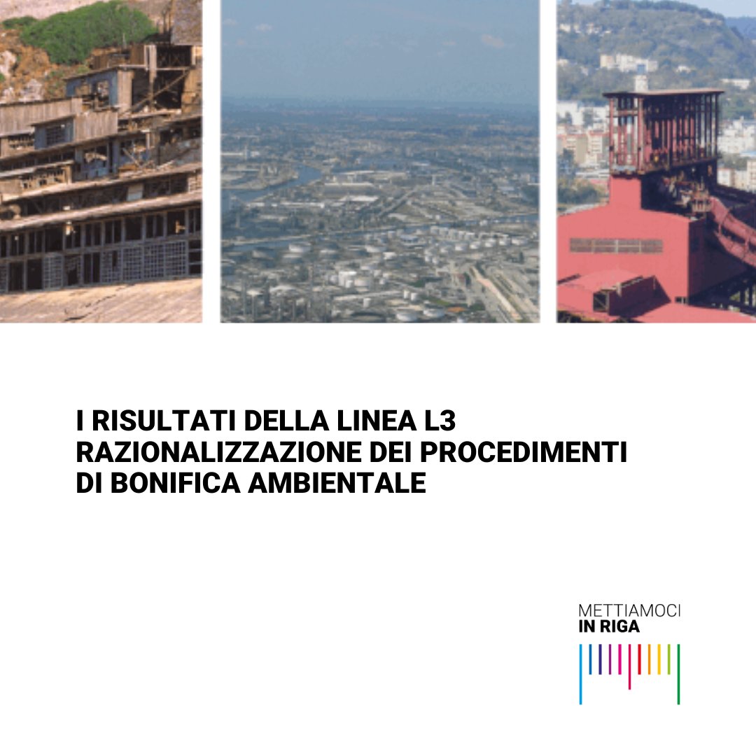 La linea di intervento L3 ha razionalizzato e ottimizzato la gestione dei Siti oggetto di bonifica attraverso azioni specifiche.
Dei risultati ottenuti e di altro si parlerà nel corso del Convegno finale previsto il prossimo 20 settembre.