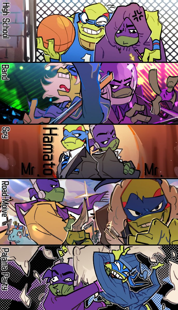 Different suits and stories for 💙&amp;💜
Just for fun!🤤🥰🥰