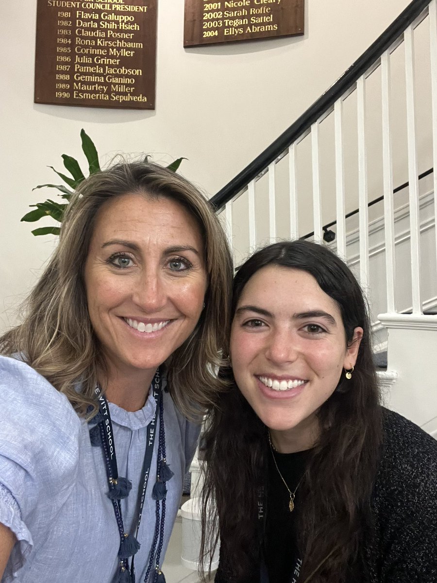 I absolutely love hearing stories about how a girls’ school education inspired women to join the @hewittschool professional community. Welcome to after school counselor & @baldwinschool alumna MacKenzie Glassner! There is no school better than its #teachers. #edutwitter