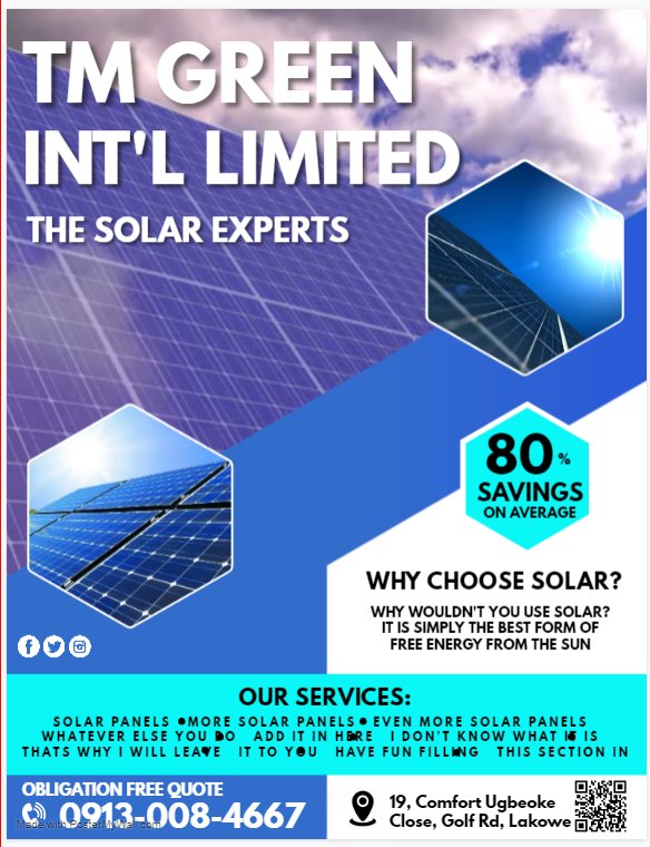 tmgreenintl's tweet photo. We are a step away from you !!! https://t.co/h2SWXHsXDU