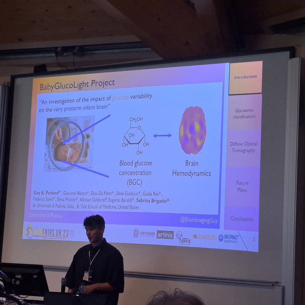 David Mehler (@neuroccino) on Twitter photo Fascinating clinically relevant talk and application of #fNIRS by <a href="/BrainImagingGuy/">Dr Guy Perkins 🧠🌹</a> to evaluate how changes in blood glucose levels affect the brain blood supply of preterm babies. Fascinating clinically relevant talk and application of #fNIRS by <a href="/BrainImagingGuy/">Dr Guy Perkins 🧠🌹</a> to evaluate how changes in blood glucose levels affect the brain blood supply of preterm babies.