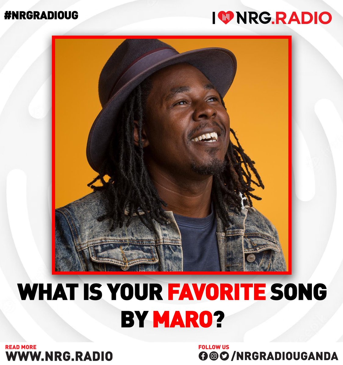 A king is a king 🤴 what is your favorite song by @Marouganda ?🤔

Share with us in the comment section

#NRGAmShowUG #NRGRadioUG