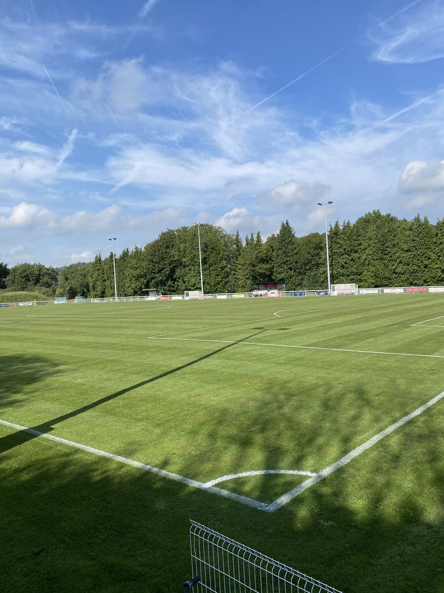 Meadow bank ready for the Shortwood boys tomorrow 🌳🌳🌳🌳