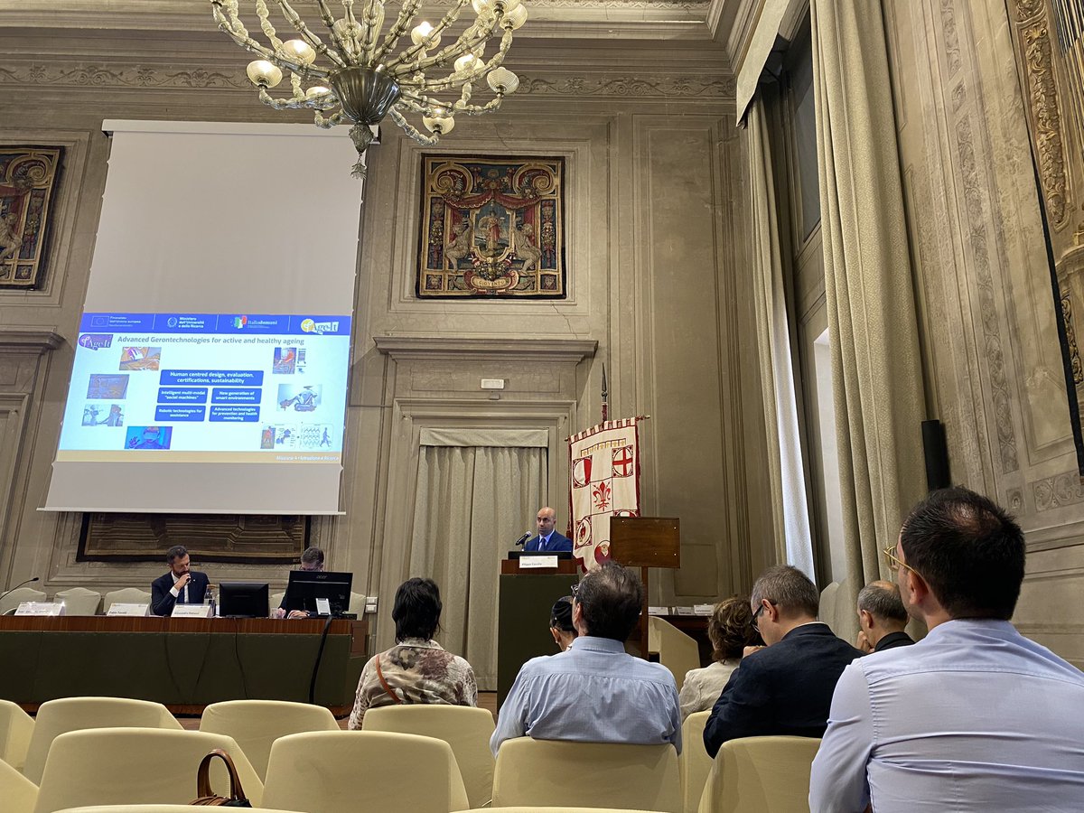 Prof. Filippo Cavallo presented today the challenges and opportunities that will be addressed by the #Spoke 9 #research within @Pe8Age_It 📍 Aging well in an ageing society 🌎 University of Florence