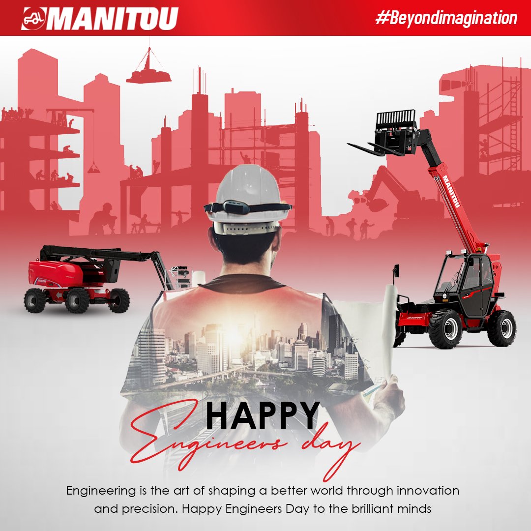 manitou_india's tweet photo. Happy Engineer's Day to the brilliant minds shaping the world with innovation and ingenuity! Your contributions continue to inspire and drive progress. 🛠️👷♂️
.
.
#EngineersDay #Innovation #Progress #ManitouIndia #Beyondimagination #HandlingYourWorld #settheworldinmotion https://t.co/PjHVrxtclV