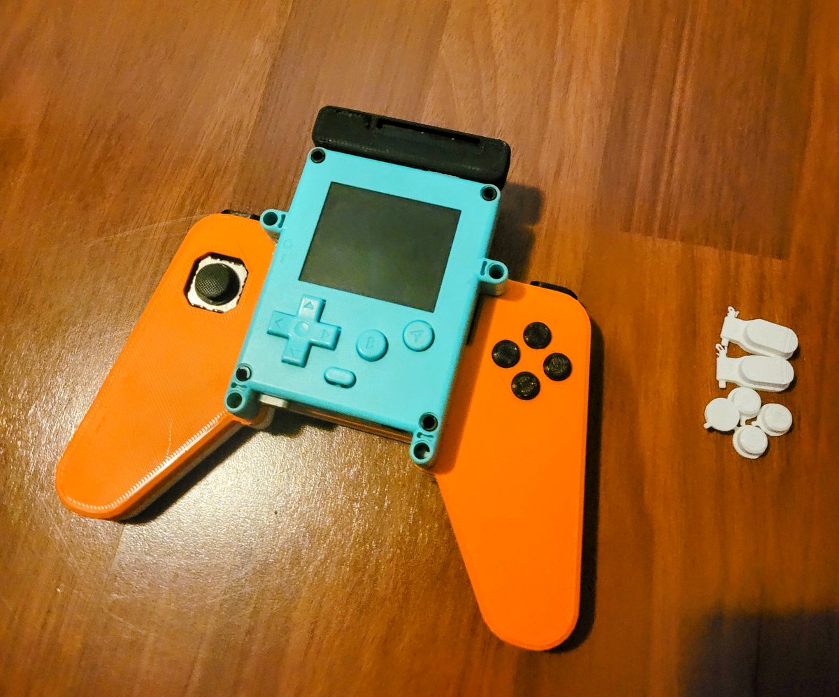 3d-printed "Ultimate Game Controller" extension for the Pokitto DIY-handheld.
talk.pokitto.com/t/the-ultimate…
#retrogames #retrogaming #indiegames #pixelart #OldSchool #pokitto #indiegame #indiegamedev #mcu #opensource