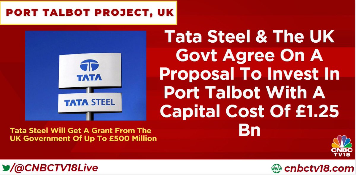 Tata Steel and UK government agree on a 1.25 billion pound deal