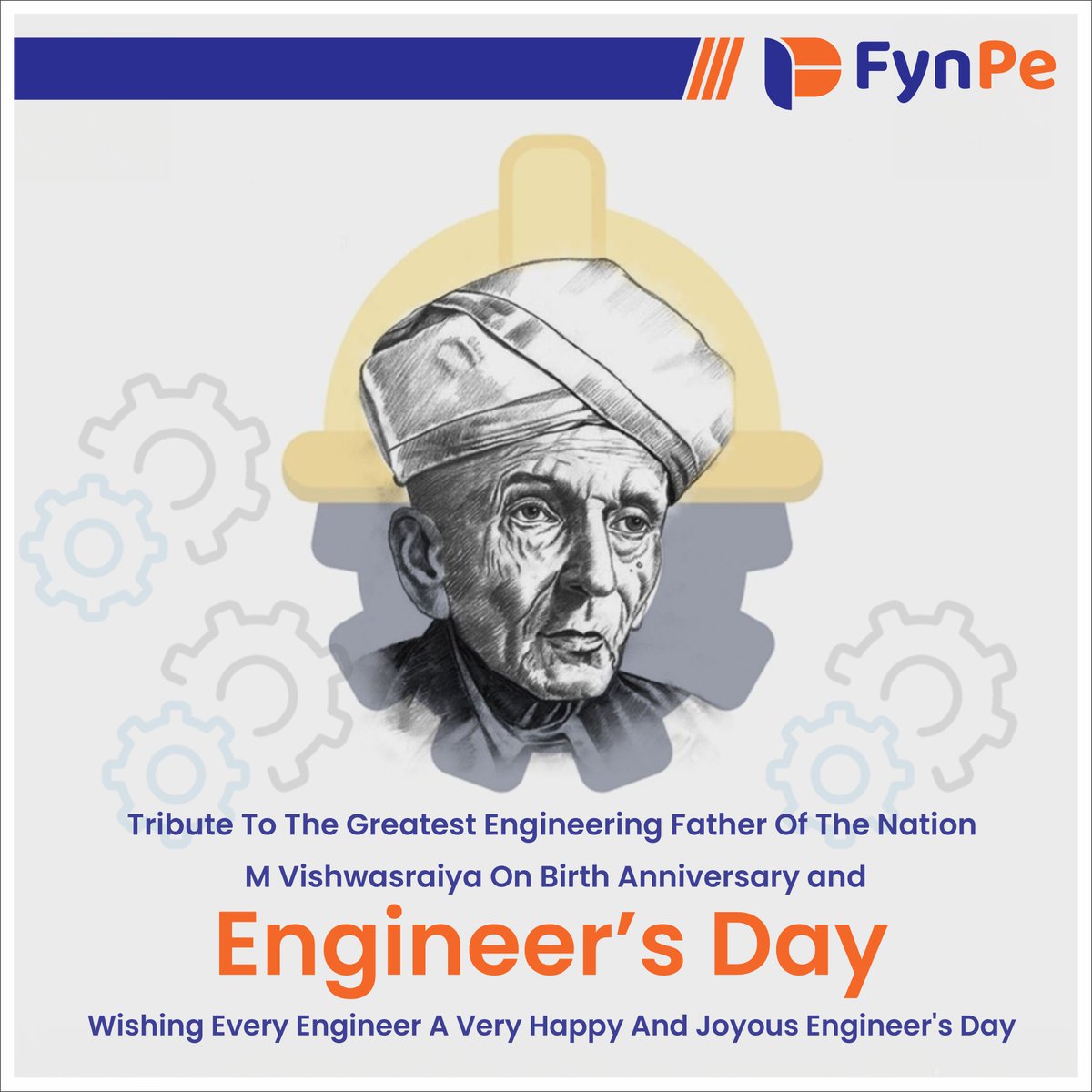 fynpe_payments's tweet image. Respectful regards to all Engineers this Engineer&apos;s Day, from Team FynPe ! #vishwasraiya #engineersday2023 #fynpe