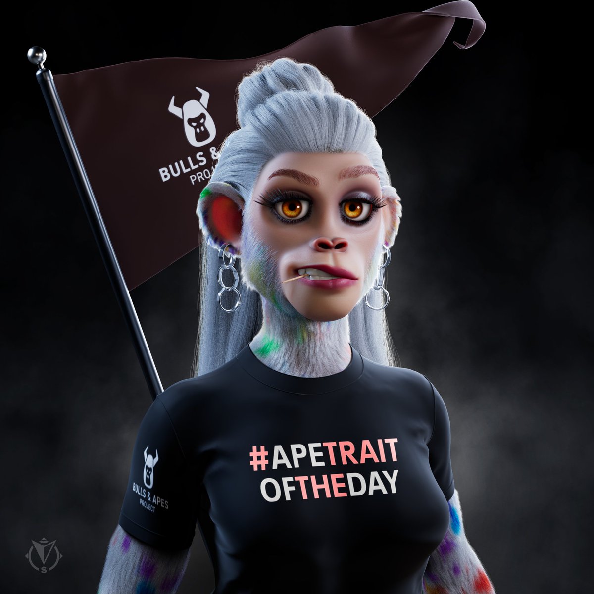 Maline_eth's tweet image. Gn from my @AToD_BAP grail ⛳️Wishing you all to find your Web3 tribe 💚

#ApeTraitOfTheDay: Trait group 
Made with #TheConfigurator by @BullsApesProj