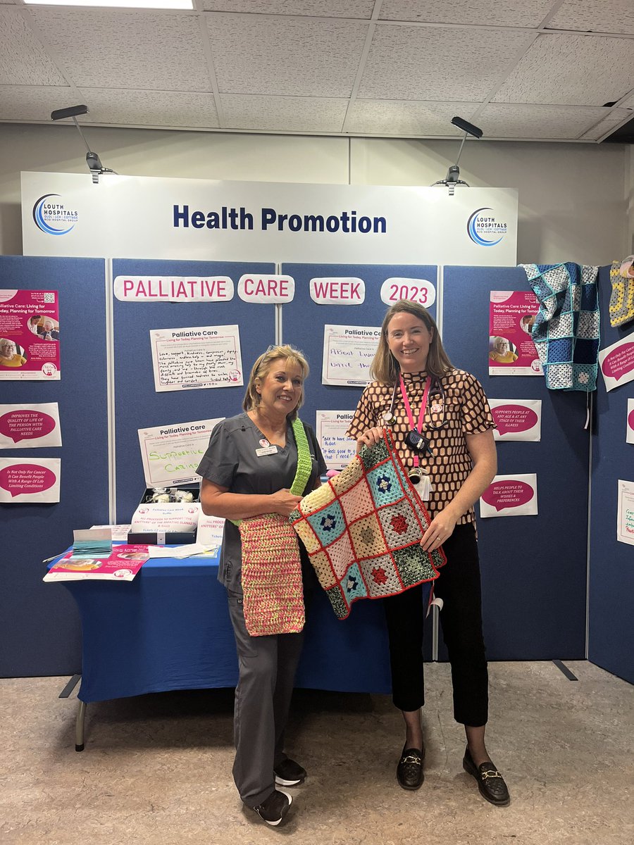 AndreaMcCabe20's tweet photo. Supporting palliative care week in OLOL. such an essential and valued service for our most vulnerable patients. @ShazzFen;@NursingOlol;@AdrianCleary101;@lindakeogh16;@NualaRafferty3;@ainedav 💕 https://t.co/s5Q1xjqpZx