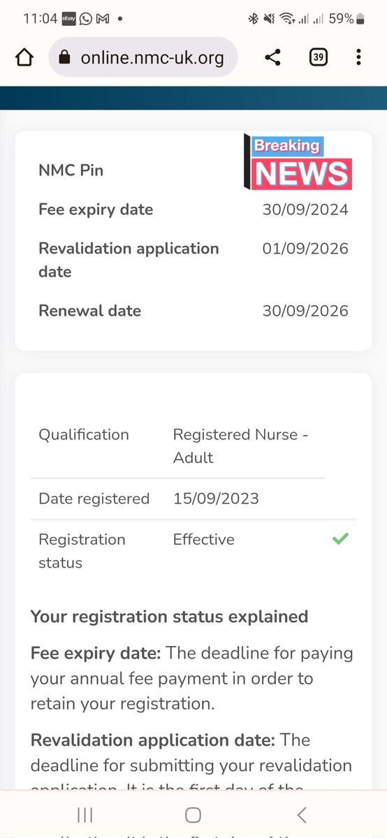 91Laura_Lock's tweet photo. And just like that I am a nmc registered nurse!! https://t.co/Vth2kIw6Lu