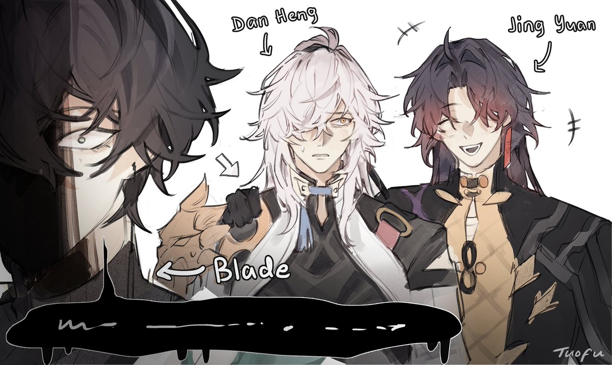 my favorite ot3 ever body swap AU #jingrenheng