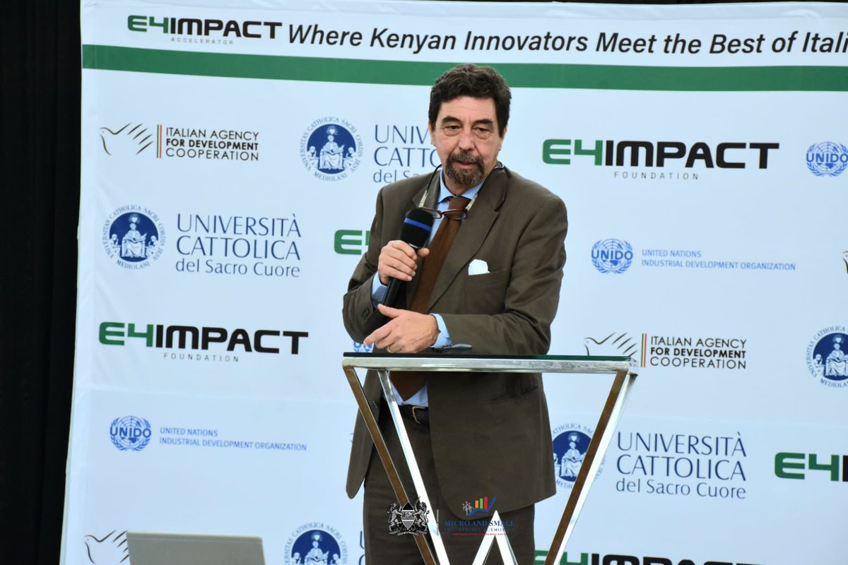 MSEA_Kenya's tweet image. During the event, @Pureplanetkenya, a Kenyan SME offering waste management solutions and an alumnus of the #E4ImpactAccelerator signed an international joint venture with  #MontelloSpA, Italy’s premier recycling powerhouse. @CsChelugui @HonSusanMangen1 @JamesMureu @HRithaa