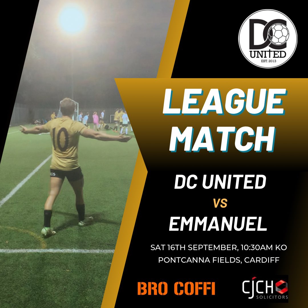 Tomorrow, we face one of the title favourites Emmanuel, in our 3rd league match of the season!
 
Pontcanna fields, 10:30am KO! See you there ⚽️👊🏼