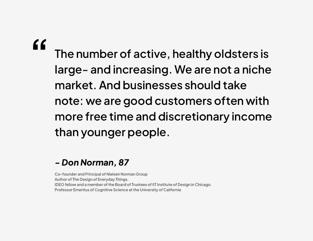 ajdaGregorcic's tweet photo. Stumbled upon this quote from Don Norman while reading about design for accessibility and inclusivity. #accessibility #uxdesign https://t.co/BPyg1ujavB