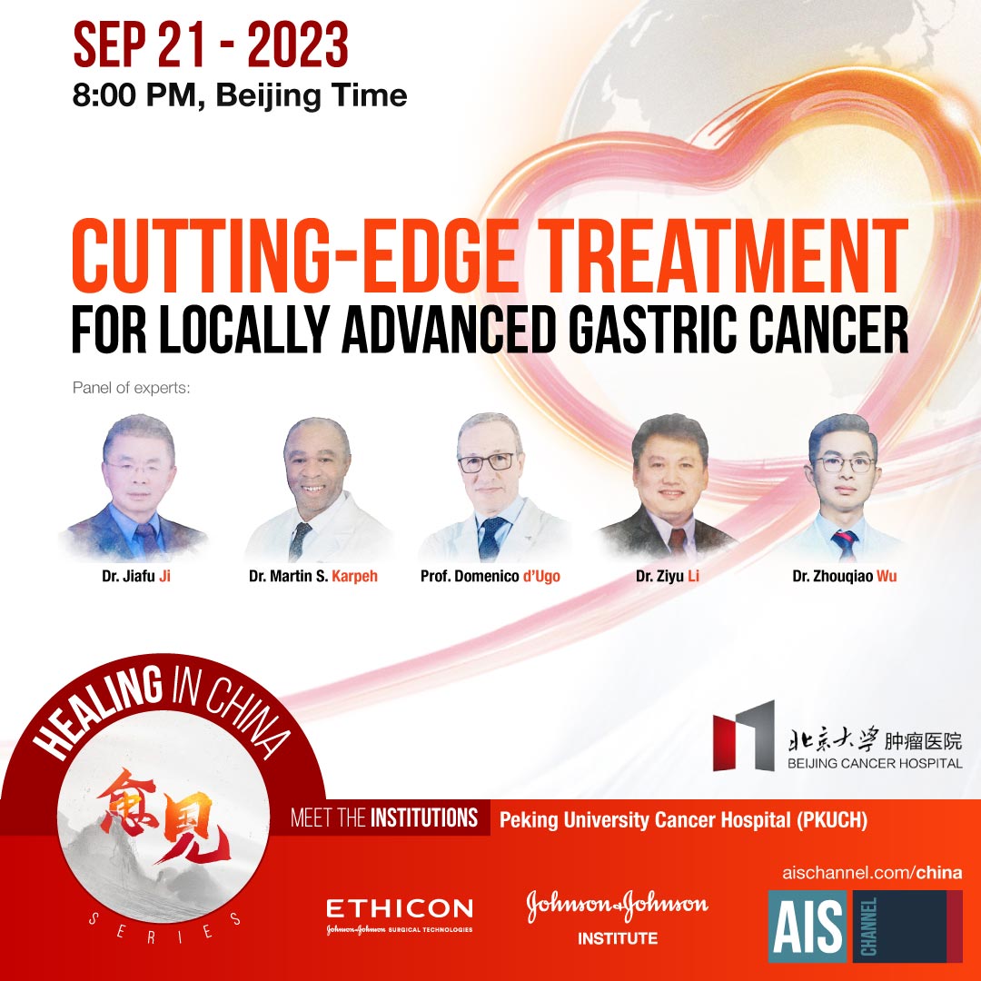 📅 Save the Date! On September 21st at 8PM Beijing Time for the event 'Cutting-Edge Treatment for Locally Advanced Gastric Cancer' Register FREE at aischannel.com/live-surgery/c… with Dr. Ji, Dr. Li, Dr. Wu @siehk934 @ProfDugo / @Ethicon @JNJMedTech #some4surgery #IamAIS