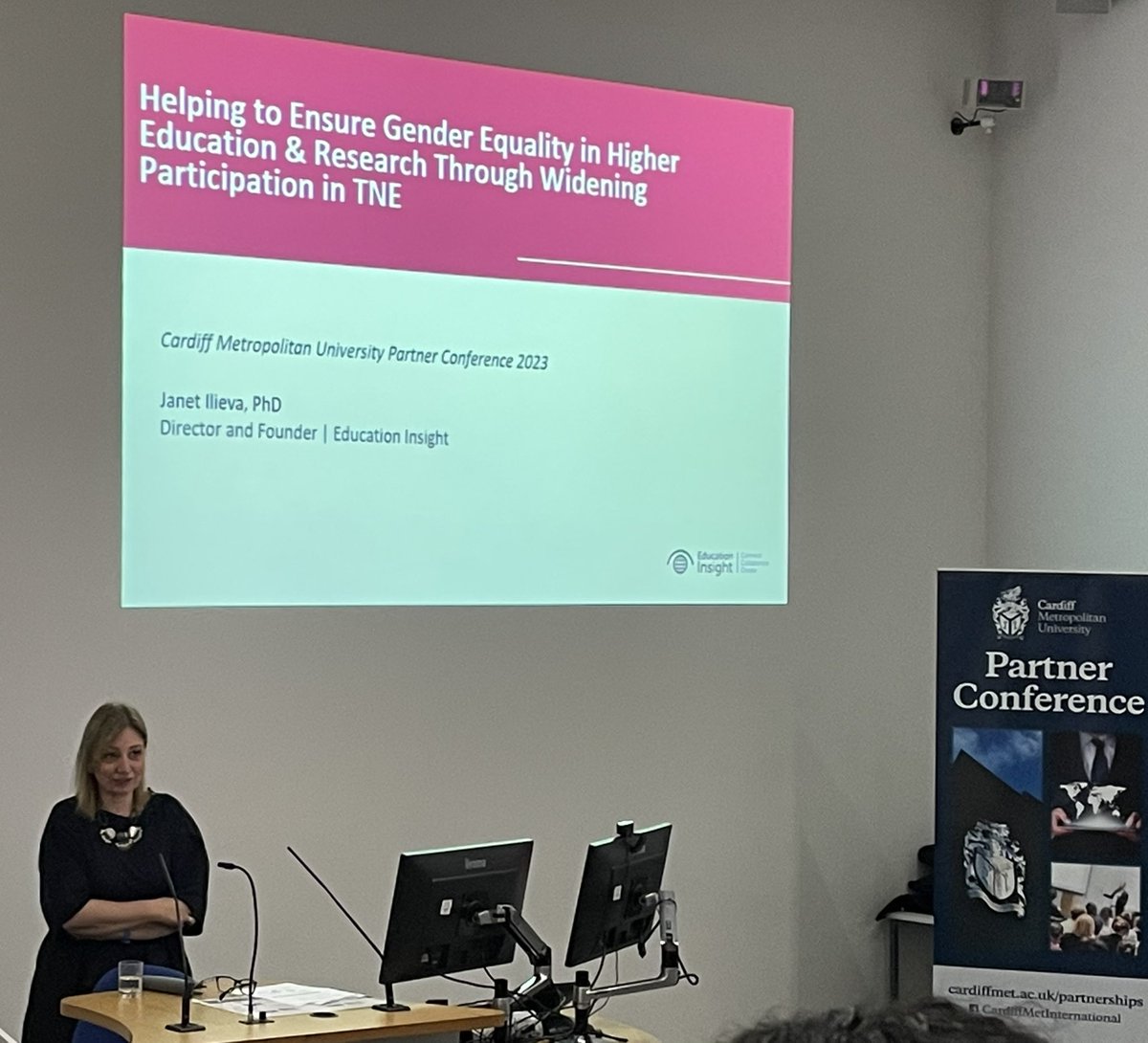seals36's tweet photo. I’m enjoying @JanetIlieva’s talk today exploring gender equality in higher education at @cardiffmet’s #PartnerConference. https://t.co/BKtlaoYkLQ