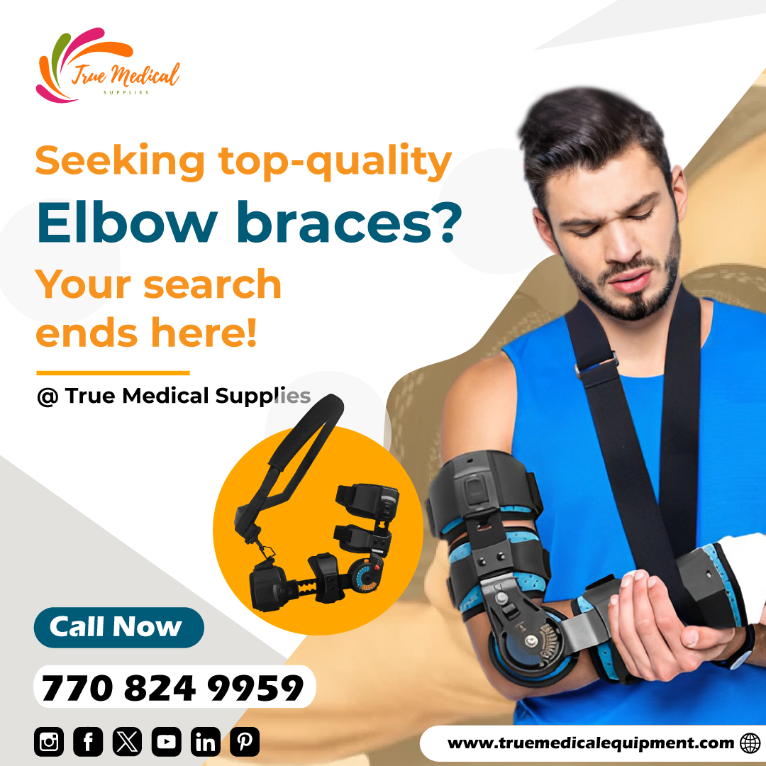 Our elbow brace is here to make you get the support you need without breaking the bank. Now say hello to a budget-friendly solution that lasts! || True Medical Supplies
#elbowbrace #qualitysupport #activelifestyle #painrelief #injuryprevention #rehabilitation #qualityBraces