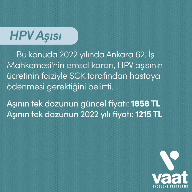 vaatlerorg's tweet photo. Ne vaat edildi?
Hpv Aşısı