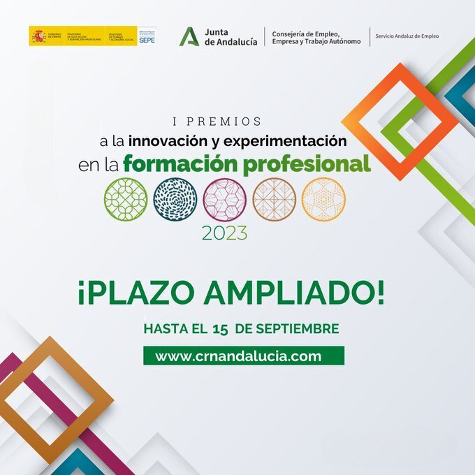 SAEmpleo's tweet photo. ‼ÚLTIMO DÍA‼

🟠🟢 I Premios a las Buenas Prácticas en Innovación y Experimentación en la #FP. 

5⃣categorías:
🏺 Artesanía
🪨 Piedra Natural
💎Joyería
🛏 Carpintería y Mueble
🍽 Hostelería

Más información ℹ https://t.co/yosVZQHIT8

¡Presenta tu proyecto! #PremiosFP https://t.co/rCSgjwrum2