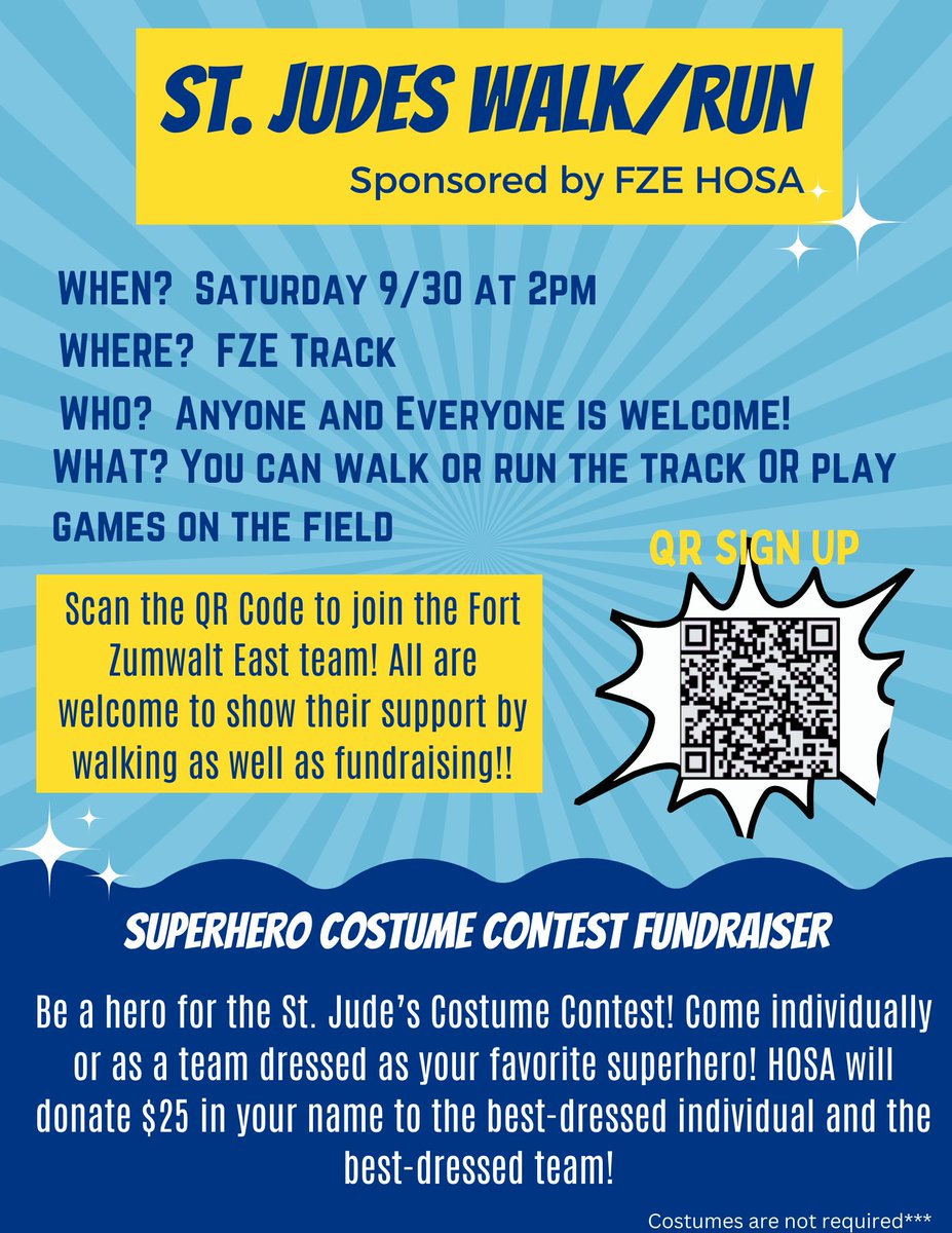 Come be a hero for St. Jude! any questions stop by room 502! <a href="/fzeactivities/">FZE Activities</a>