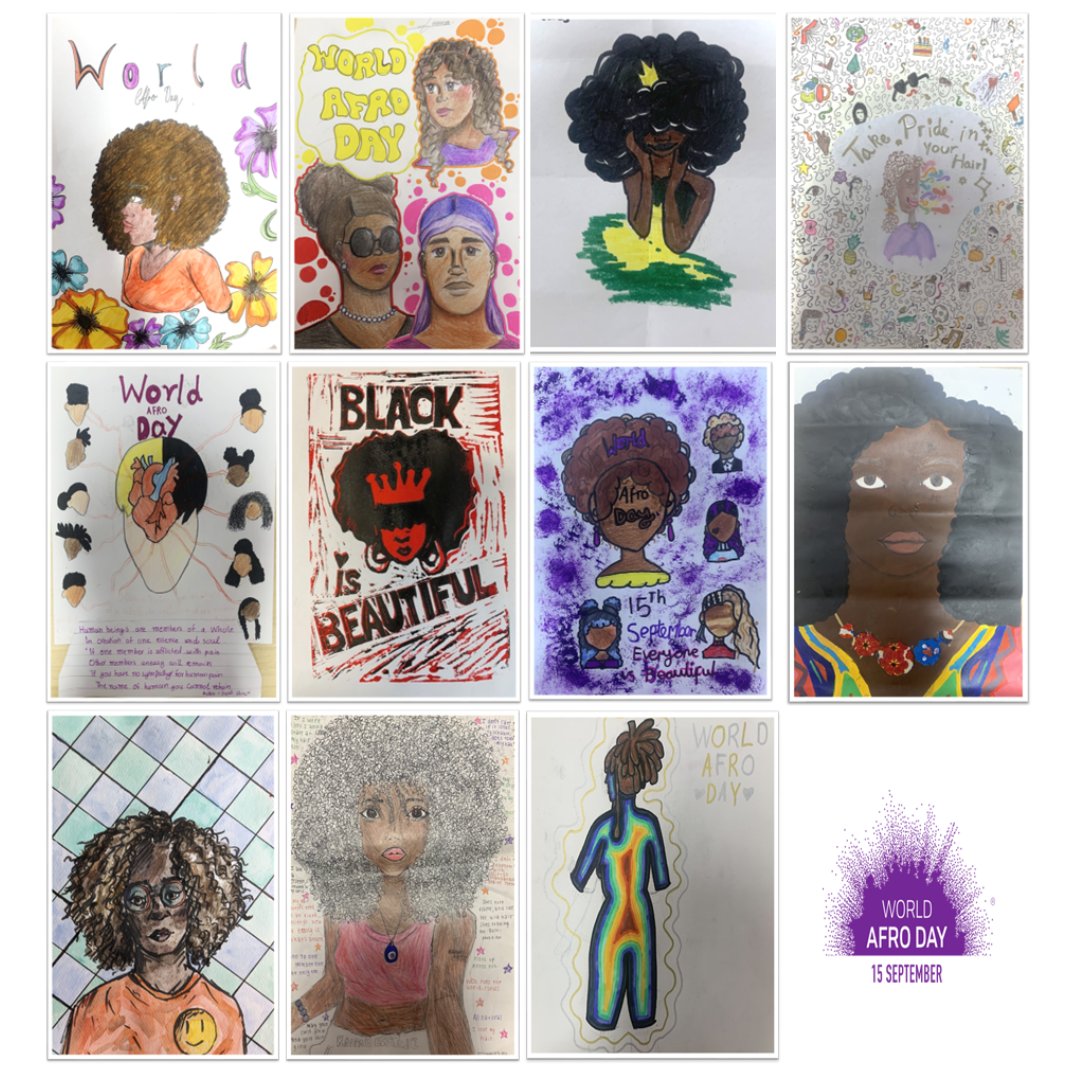 We have been blown away by the incredible entries that we received for our World Afro Day Competition!  As a school community, we are exceptionally proud to embrace the Halo Code, celebrating our staff and students’ identities. <a href="/worldafroday/">World Afro Day®</a> <a href="/Cabotfederation/">Cabot Federation</a>
