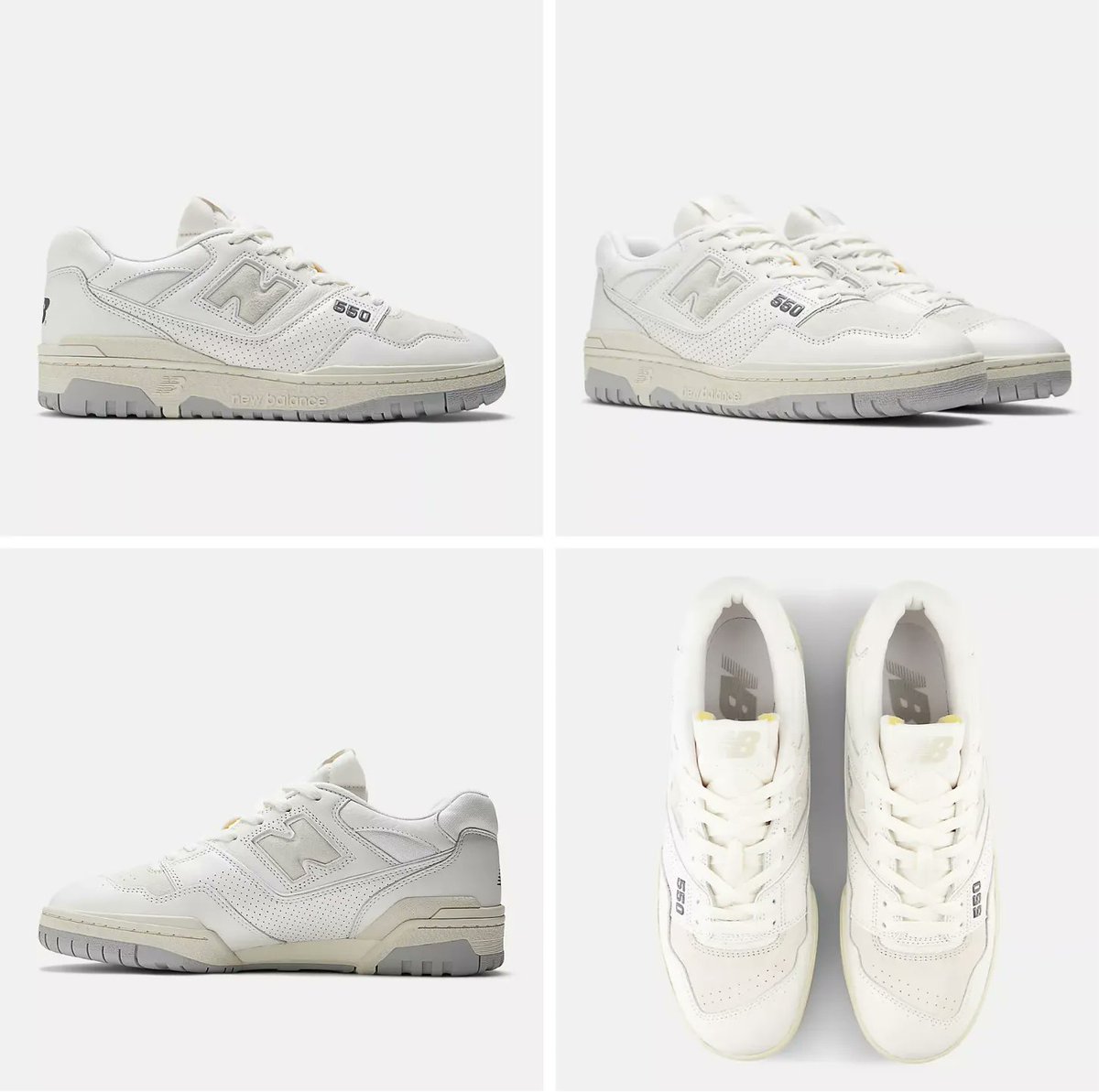thesolerestocks's tweet image. #ad The New Balance 550 White Timberwolf is perfect for your everyday rotation 🔥 

Link &amp;gt; c.thesolesupplier.co.uk/xv19R
