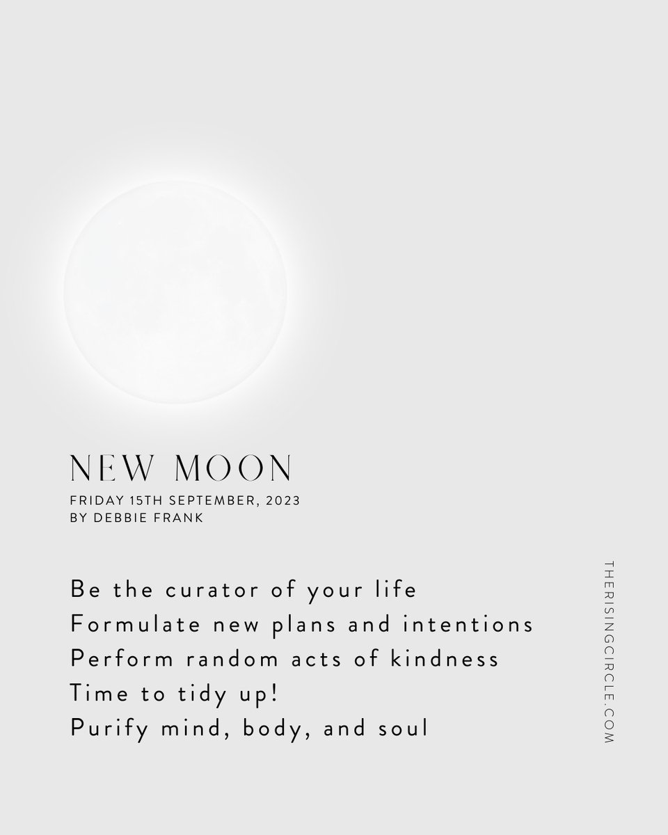 The Virgo New Moon points us towards that which needs to be improved. Time to do your due diligence and act with mindful intention so as to create precise instructions. Turn your attention to the micro in order to manifest in the macro 🌗

By <a href="/Debbie_Frank/">Debbie Frank</a>