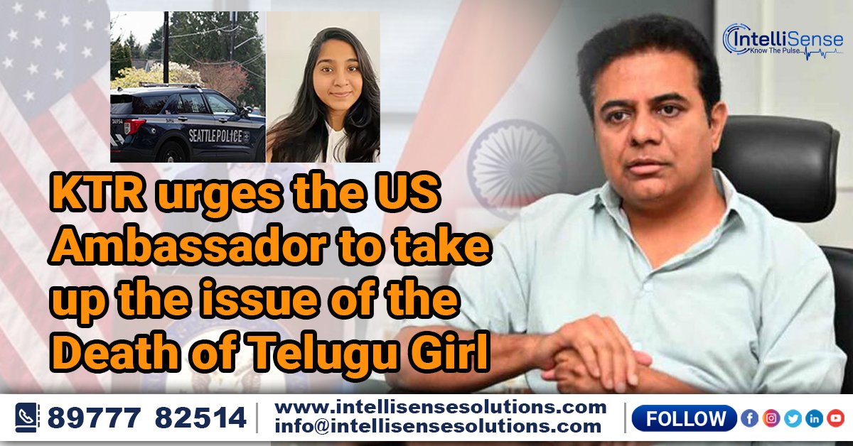 IntellisenseSo1's tweet photo. KTR urges the US Ambassador to take up the issue of the Death of Telugu Girl
To know more click here : https://t.co/bqcaj7NX7R
#JoinTheFlipSide #INDvBAN #GreavesELTRA #शिवराज_का_LPG_उपहार #SudhirChaudhary #BoyCottGodiMedia #SaveGigWorkers #MaheshBabu𓃵 #EmergencyAlert #Vedas https://t.co/NRRfOTHP95