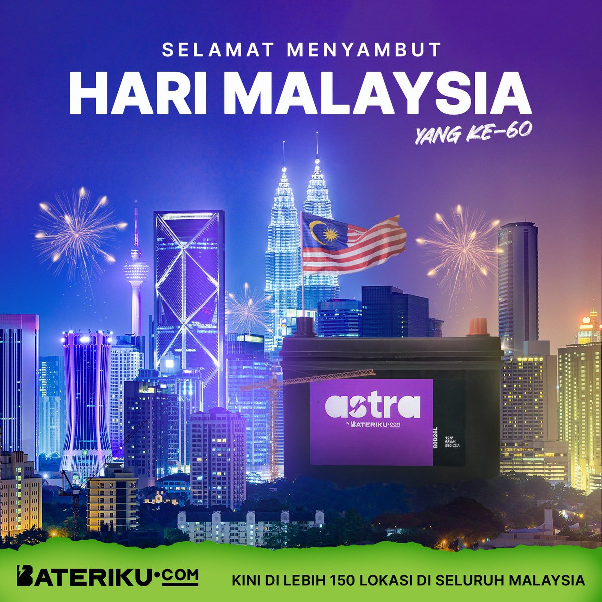 baterikudotcom's tweet photo. Selamat #harimalaysia2023 ingatlah &amp; hargai perpaduan yang telah  kita bina sejak 60 tahun yang lalu. 
KAMI BUKA SEPERTI BIASA YA GUYS.

#baterikong #beyondbatteries #nationwidesupport #baterikupitstop #buyanywheresupporteverywhere #nationwidewarranty #astrabatteries https://t.co/5FQ9olrj0E