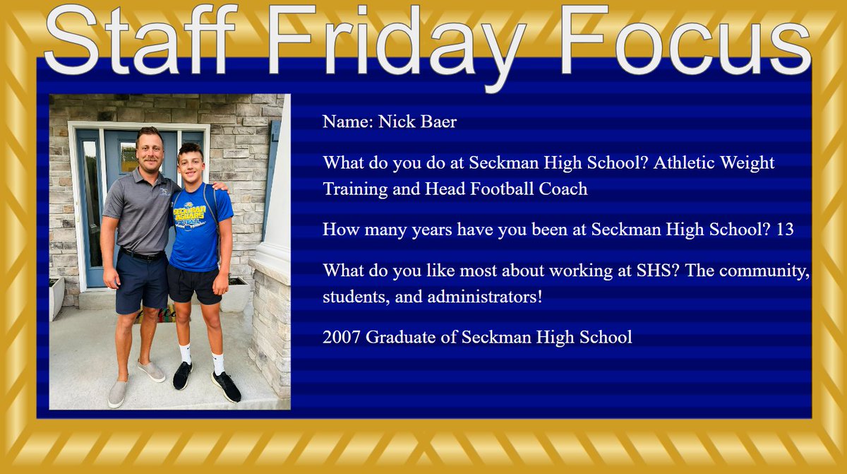 Seckman High School tweet media
