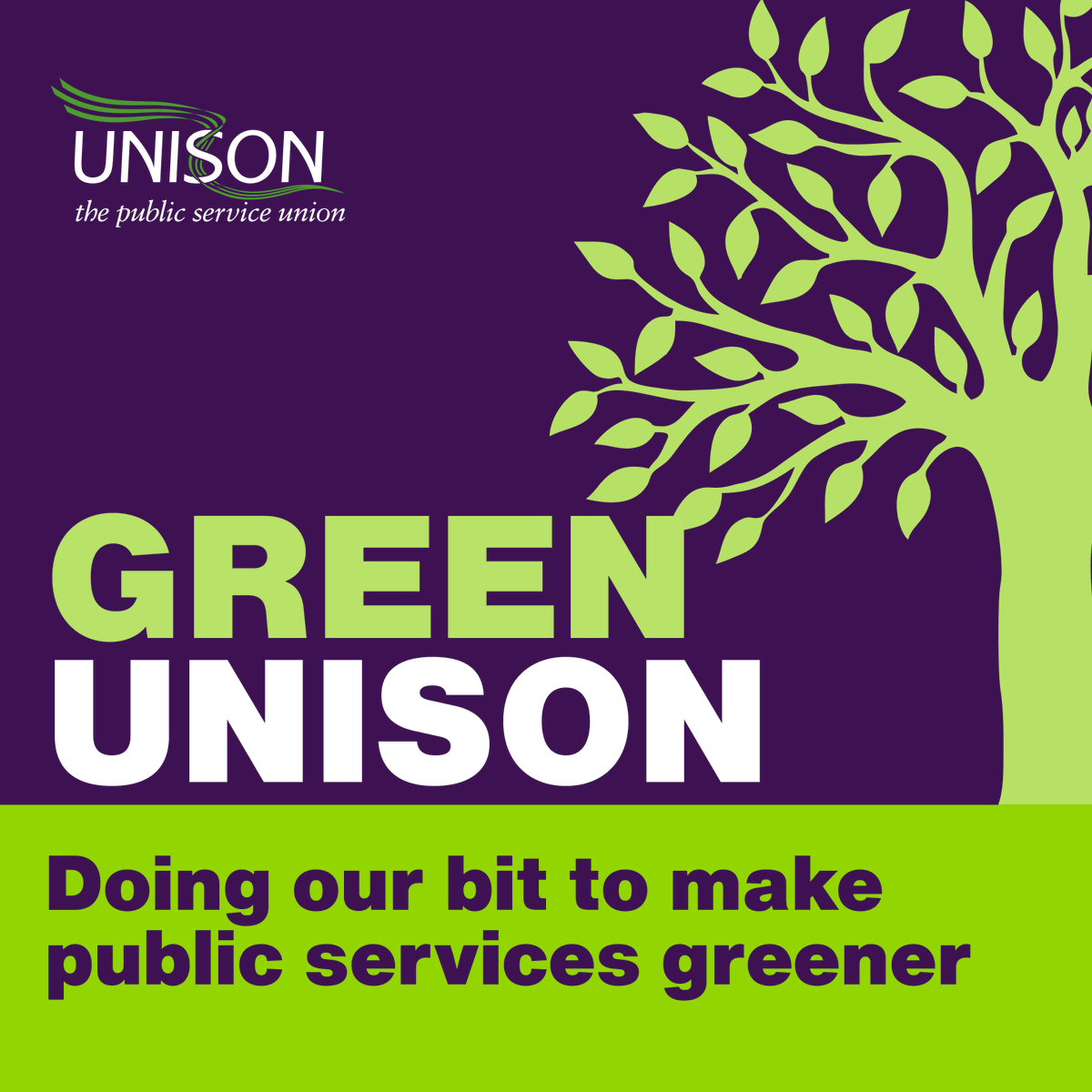 UNISON's Green Week is here🌿 We can’t afford to wait for a more convenient time, we must have ambitious plans to meet the climate crisis head on, to green our public services and create a more sustainable future for all. 🌍💚 #UnisonGreenWeek unison.org.uk/news/2023/09/b…