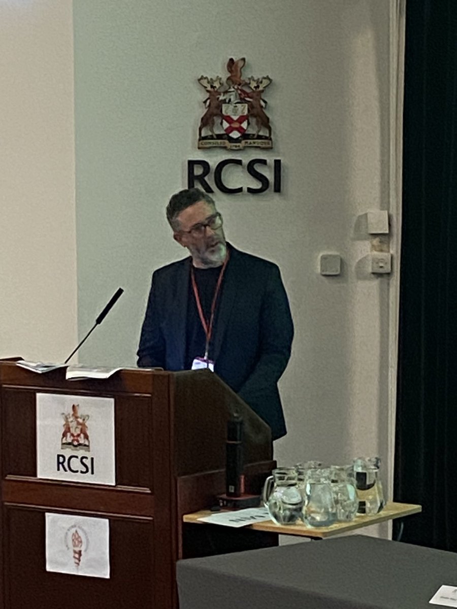 CPSEM representative Dr Paul Kirwan at the FSEM ASC today in RCSI