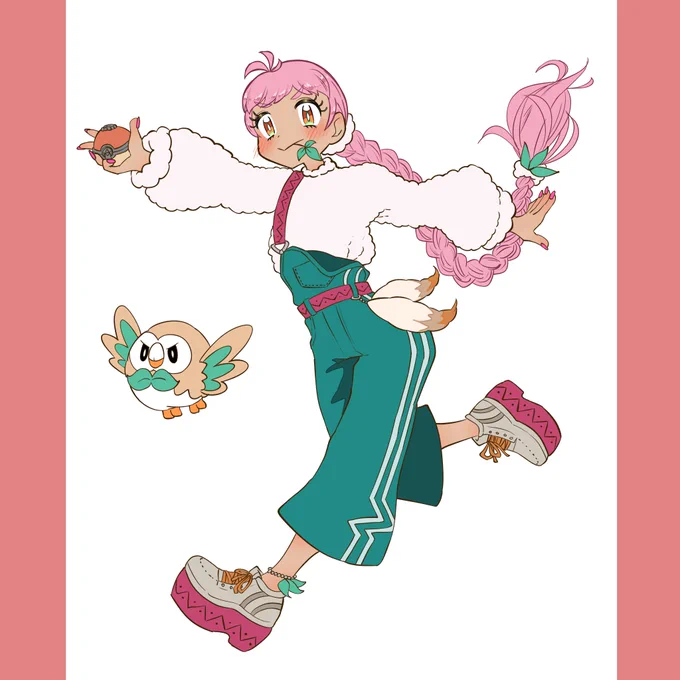 作者代理に使ってるオリキャラちゃん🌱
フォロワーさんにイメージもらって作った子!懐かしいな〜!! 