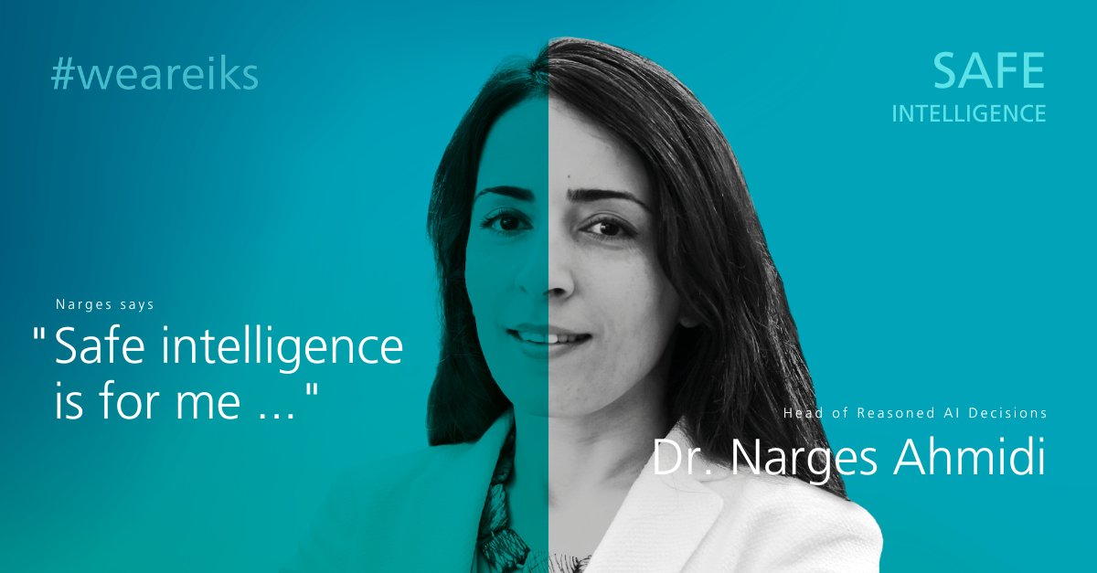 Dr. Narges Ahmidi says: 'To me, Safe Intelligence is a trusted partner we choose to invite into our lives.' #safeintelligence #trustworthy #ai