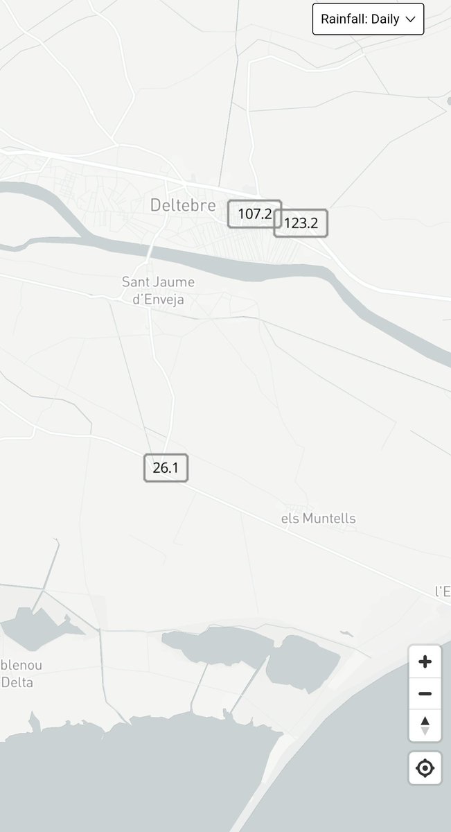 Vakapiupiu's tweet image. 40 a 59 mm Amposta 

Deltebre sud ja marca +100 mm dada no oficial,  a confirnar.

Es confirma que les Terres de l'Ebre són el nou orinal de Catalunya,  desplaçant la Garrotxa!
....aquest #setembre2023