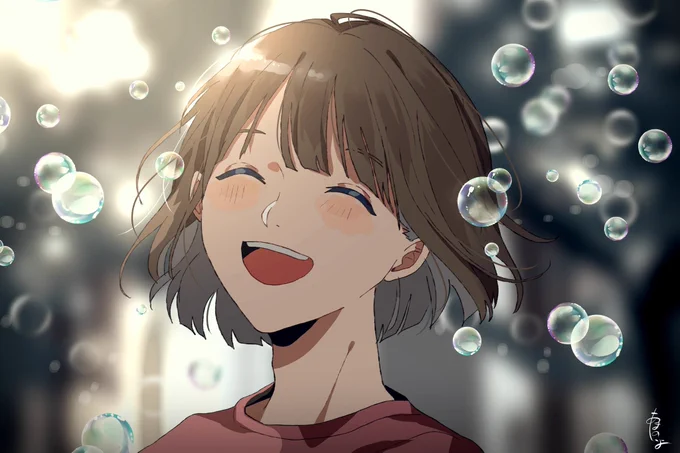 やっぱり満開の笑顔が最高。
