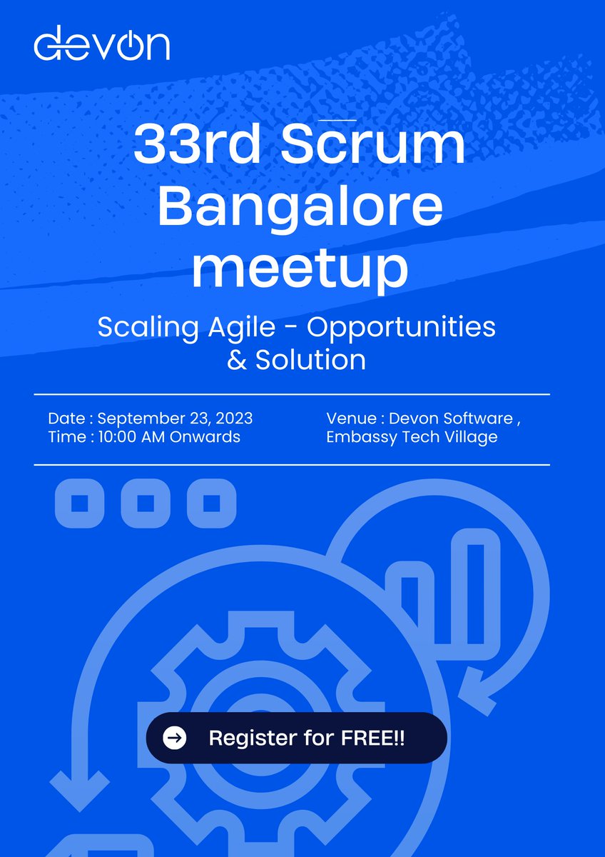 Don't miss this chance to deepen your agile expertise and network with like-minded professionals. Reserve your seat now! 🎟️

More info: meetup.com/scrumdevon/eve…

#AgileNetworking #SkillEnhancement