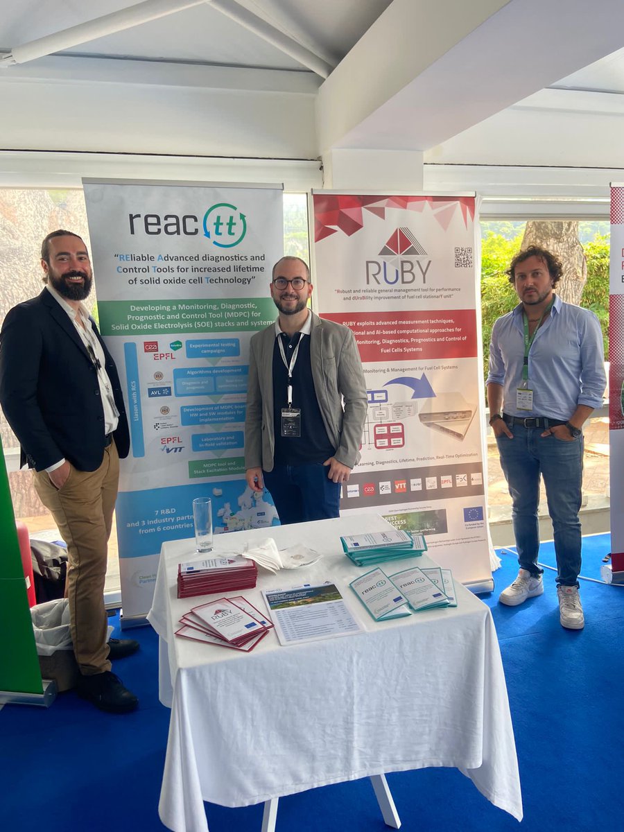 Let’s start! 
The #workshop “Pushing the limits of performance and durability of #fuelcells and #electrolysers systems” is going to begin.
Don’t miss the opportunity to #joinus @ streamyard.com/watch/kgij6geU…