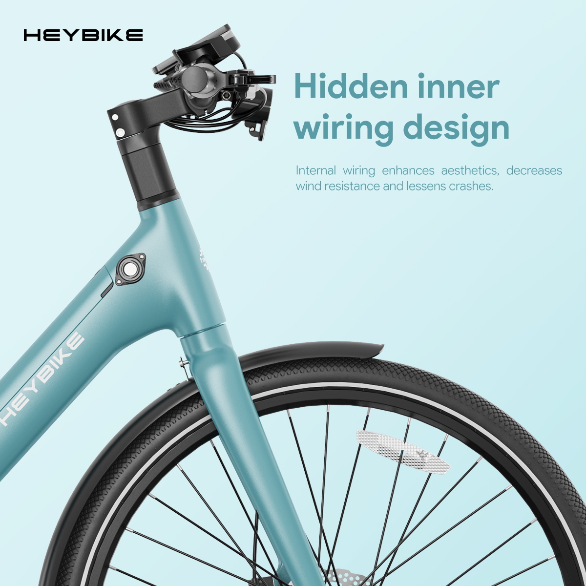 Heybike_EU's tweet photo. 🩵  Hidden internal wiring is the perfect combination of technology and design. 

 🔗https://t.co/JUKTz5So56 

#heybike #heybikeeu #heybikeuk #DesignArt #EBikeDesign #CommuterLife #GreenTransport https://t.co/w6bUj5AofW
