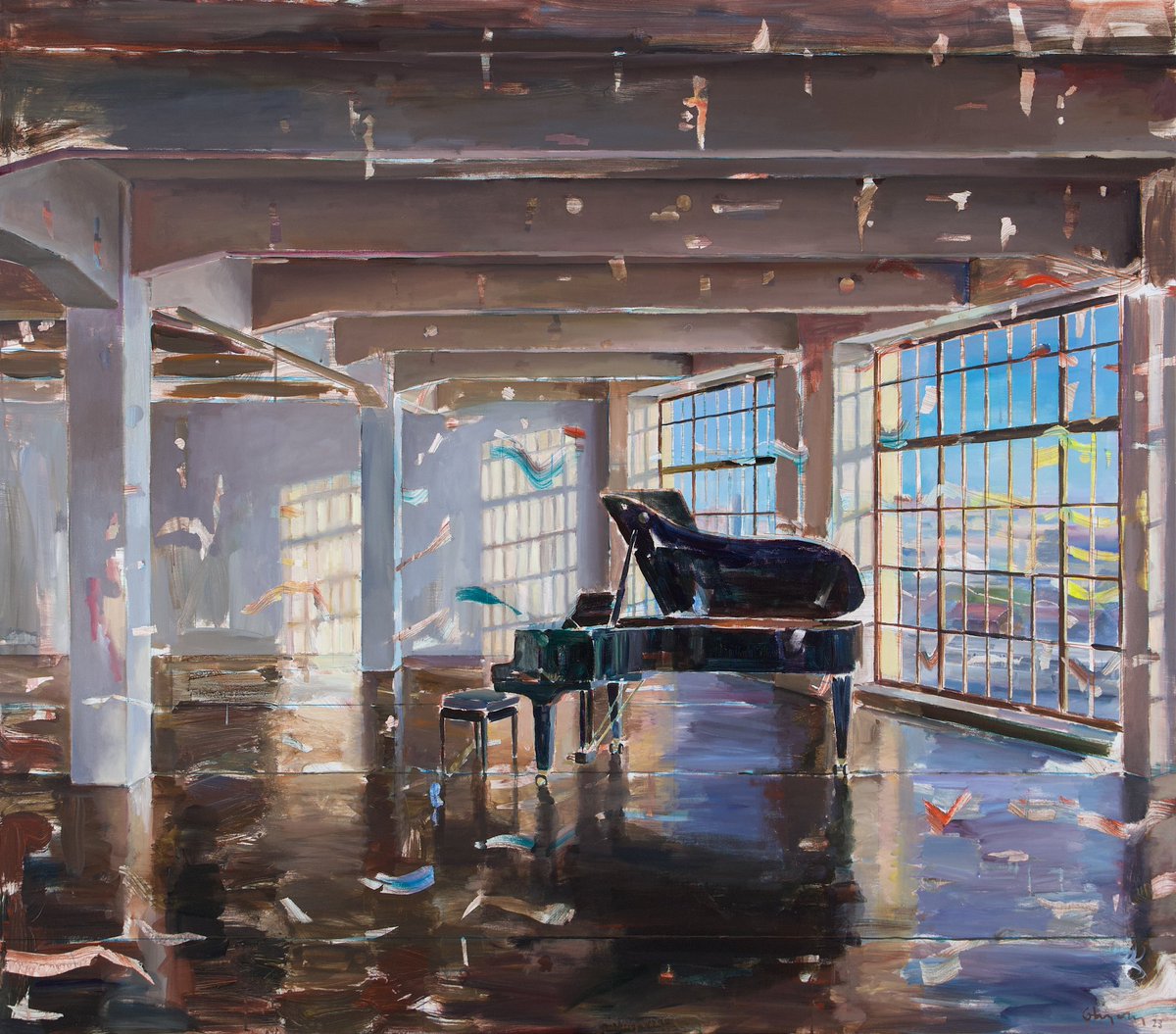 deenesh_G's tweet photo. Piano Loft (140x160cm), presented by Suppan at Art Vienna, Orangerie Schönbrunn, Vienna. On view until Sunday, Sept. 17.
#contemporaryart #artfair #artworld #artmarket #vienna #artvienna https://t.co/tEZsmXP8pG