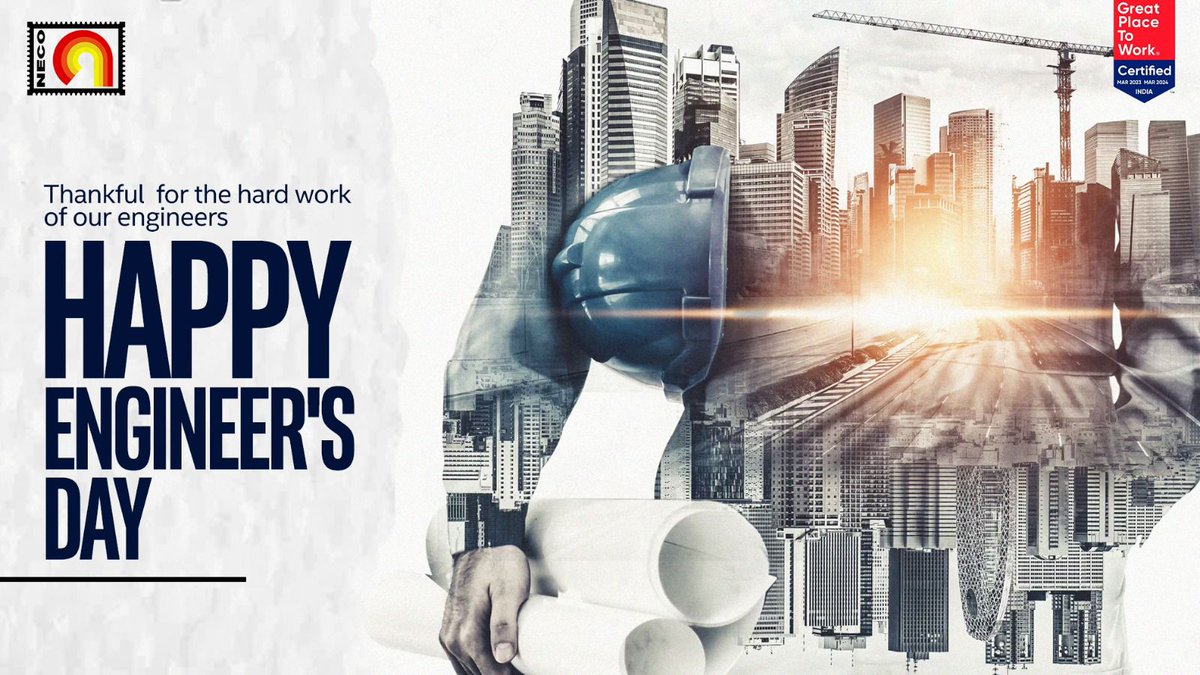 JNILindia's tweet photo. On #NationalEngineerDay, JNIL honours the achievements of the great engineer M Visvesvaraya.
We also salute every engineer in our organisation whose innovative ideas and inventions have contributed immensely to the success story of JNIL. 
Happy Engineer's Day! 
#JNIL #Engineers #Innovation #Invention