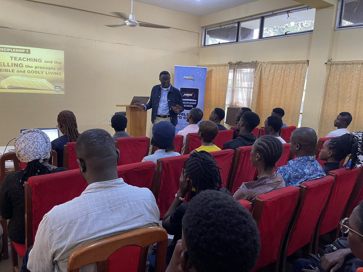 TOLUccI's tweet photo. “Working for God is not sufficient but that God works through us.”

FlagOff - COHORT1

#MASSDiscipleshipSchool is that Adullam ecosystem where Generals are built in caves - Insightful, Transformative and Re-orientative sessions.

 #MASSMovement #KingsandPriests #RevivalAgents https://t.co/ZPZjy2mbmC