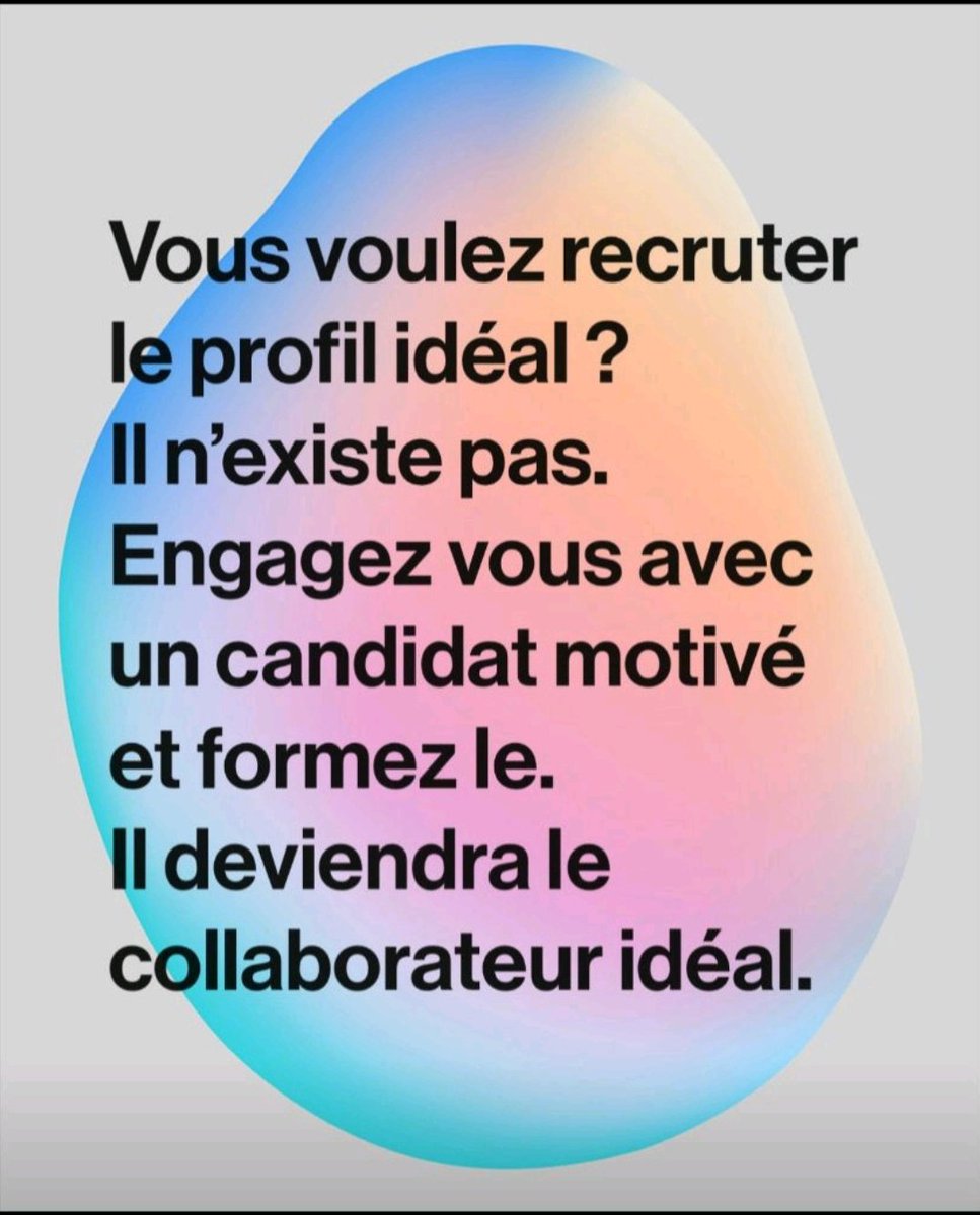 AmadouLePo's tweet photo. C'est une réalité⤵️

"#Recruter les #jeunes sans expérience et vous serez surpris de leurs motivations, leurs engagements, leurs capacités à pouvoir assimiler très vite et leur soif d'apprendre ainsi que de relever des défis. Très souvent ils vous causerons moins de problèmes."vu https://t.co/0iv8BE14Ze