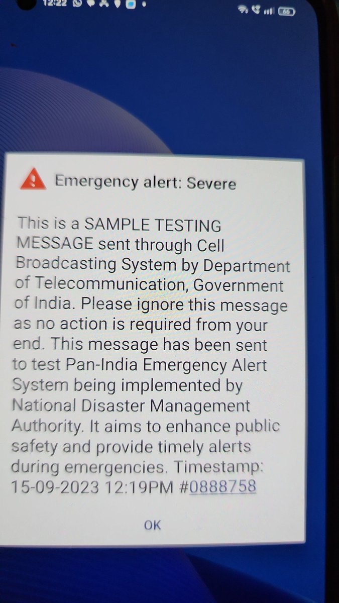 tosh564's tweet photo. #emergency_alert
Popped up on all phone. https://t.co/5Eg6NxeaIg