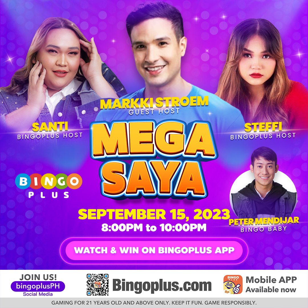 Bingoplusph's tweet photo. Hindi ka pa tumatama, BINGO na agad diba? Pogi? 

Ano? Ayaw niyong manalo ngayong Biyernes? Kayo din… si Markki Stroem na to at Santi pati si Steffi! Let’s go 😉

#MegaSaya #BingoPlus #BingoPlusApp #BingoPlusPH https://t.co/L4Z6G5ZNUn