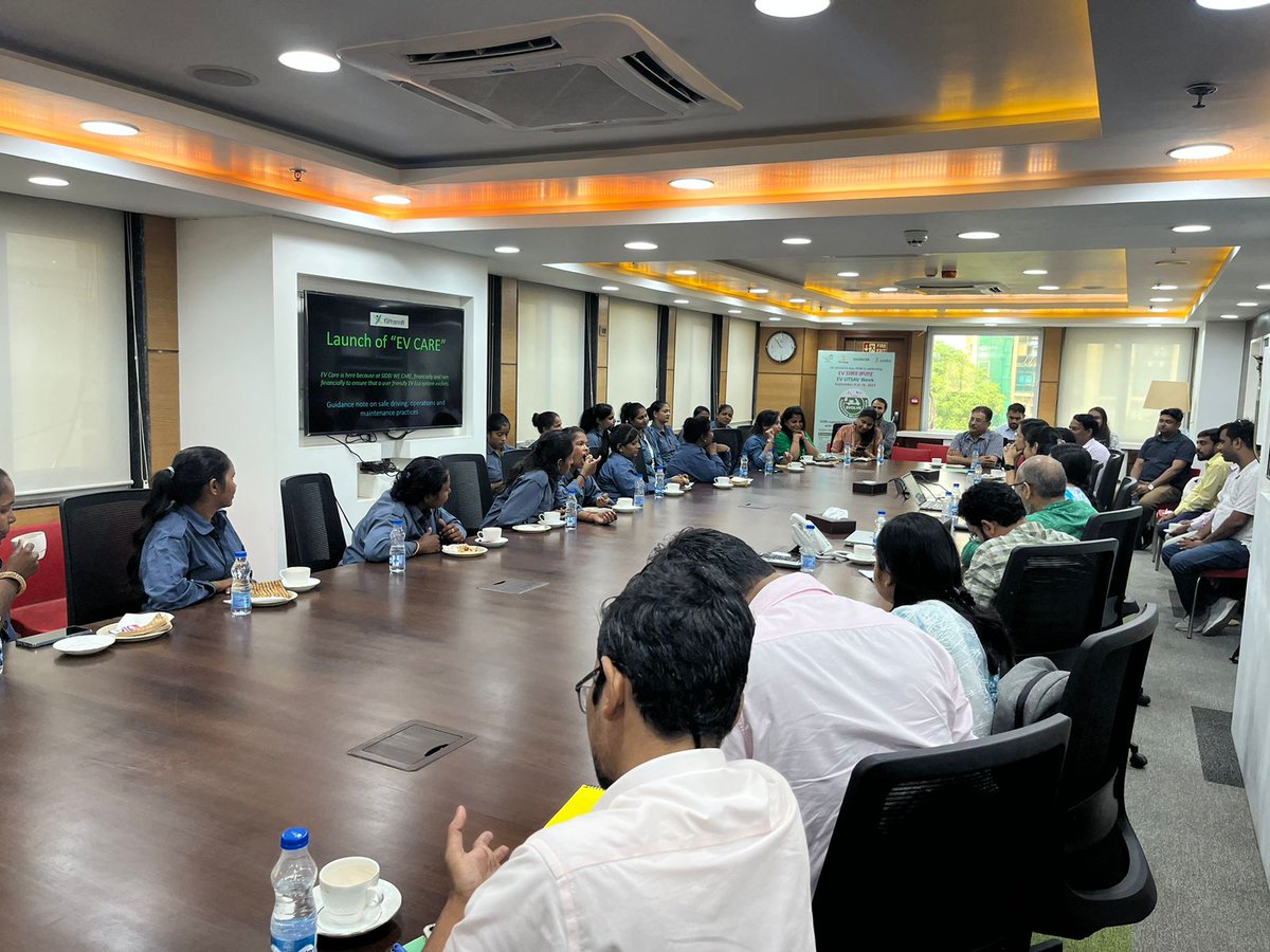 sidbiofficial's tweet photo. #SIDBI is delighted to launch #EVCARE during #EVUTSAV. Organized in association with ETO for #women drivers on safe EV driving, Operations and Maintenance practices.
“EV Care is here because at SIDBI WE CARE, financially and non-financially to ensure that EV Eco system evolves.” https://t.co/mHfGJ7zSM2