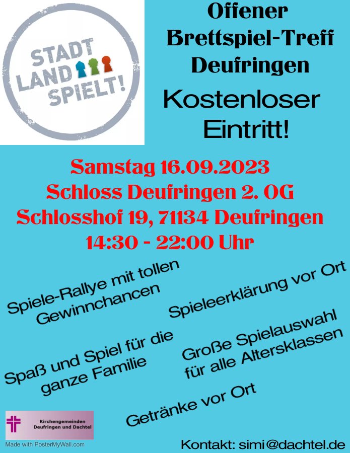 Jakob_S87's tweet photo. Morgen nimmt auch unser Örtchen an #StadtLandSpielt Teil wer in der Nähe ist, kommt gerne vorbei. https://t.co/WZcye02XvA